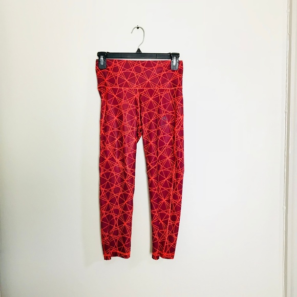 Adidas Rust Orange Climalite Spandex Leggings - Picture 5 of 5